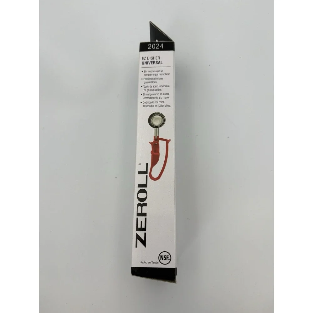 Zeroll 2024 Universal EZ Disher Red Portion Scoop Ice Cream Cookie Scoop New